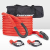 FieryRed 3/4¡¯¡¯ x 20¡¯ Recovery Rope Kit 19,200 lbs Breaking Strength - vicoffroad_usa