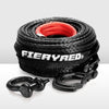 Synthetic Winch Rope with Hook 3/8" x 100' - 23,809 Ibs (Black) - vicoffroad_usa