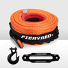 Winch Rope Kit with Fairlead Hook, 100FT, Orange, 23809lbs - vicoffroad_usa