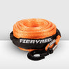 Synthetic Winch Rope 3/8" x 100' - 23,809 Ibs Orange Winch Line Cable - vicoffroad_usa